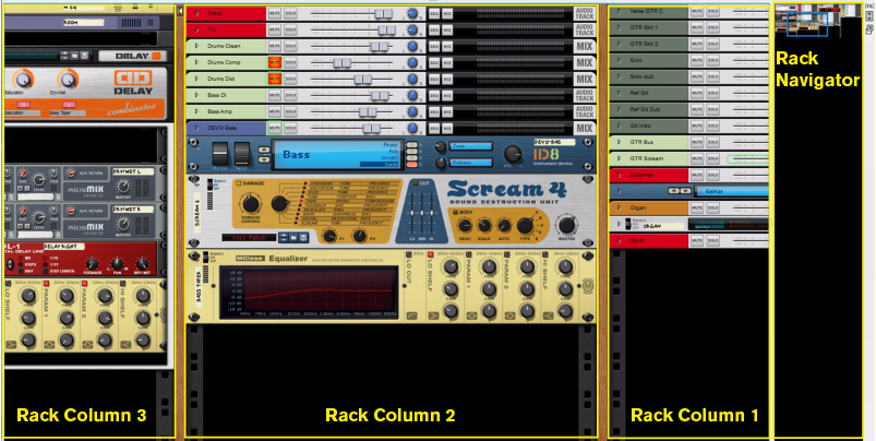 Rack device procedures