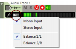 Audio recording details